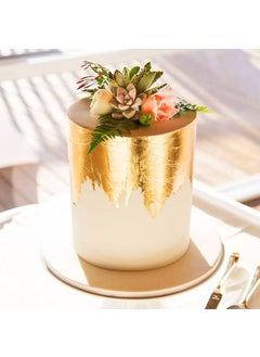 ASK VARK WALA AskGold Leaf 10pcsGold Vark Edible Foods Leaf Pure Leafs 24K Gold BakingCakesSweetsHalwa AyurvedicFood for AntiAgingFacia Spa Craft Gliding Gold 6X4 10pcs  - Image 3