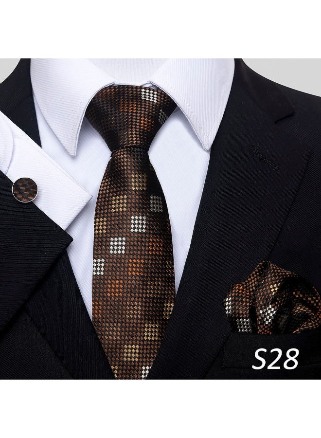 Shougu New Men's Business Tie Set 