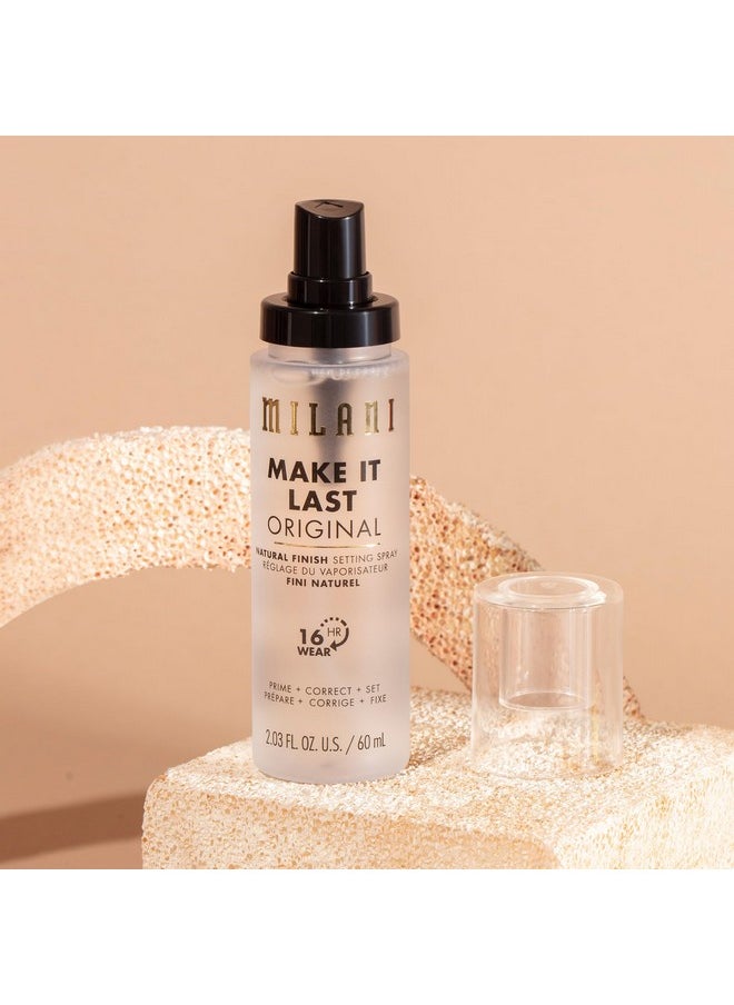 MILANI - Ilani Make It Last Original Natural Finish Setting Spray 3In1 Setting Spray And Primer Prime + Correct + Set Makeup Finishing Spray And Primer Long Lasting Makeup Primer And Spray 2 Pack - Image 1