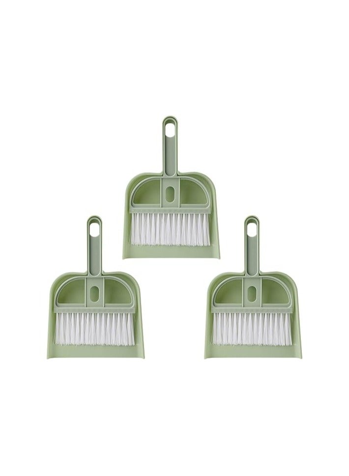 مجموعة مجرفة صغيرة وفرشاة، أداة تنظيف متعددة الوظائف مع فرشاة مكنسة يدوية، وعاء غبار بلاستيكي، مجموعة من قطعتين - Image 2