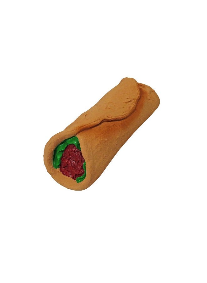 SCOOCHIE PET PRODUCTS Scoochie Premium Dog Toy | Latex Late Night Burrito | 7.5 Inch 
