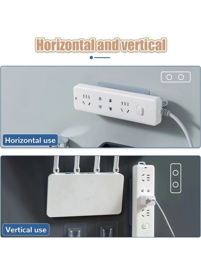 3 Pairs Wall Mounted Traceless Hooks Adhesive No Drill Multifunctional Utility Hangers - Image 5