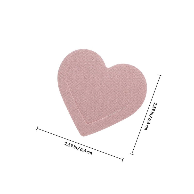 12 Pcs PU Leather Heart Shape Corner Bookmarks For Women Students Gifts - Image 3