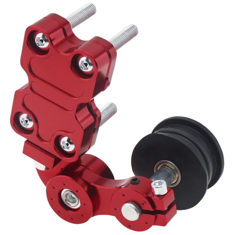 Windance Adjuster Chain Tensioner for Motorcycle Chopper ATV Red
