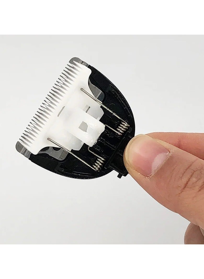 ارواق ماكينة قص الشعر الكهربائية ماكينة قص الشعر العالمية 26 أسنان منخفضة القدم قصيرة القدم شفرة سيراميك حادة لا يوجد شعر عالق - Image 4