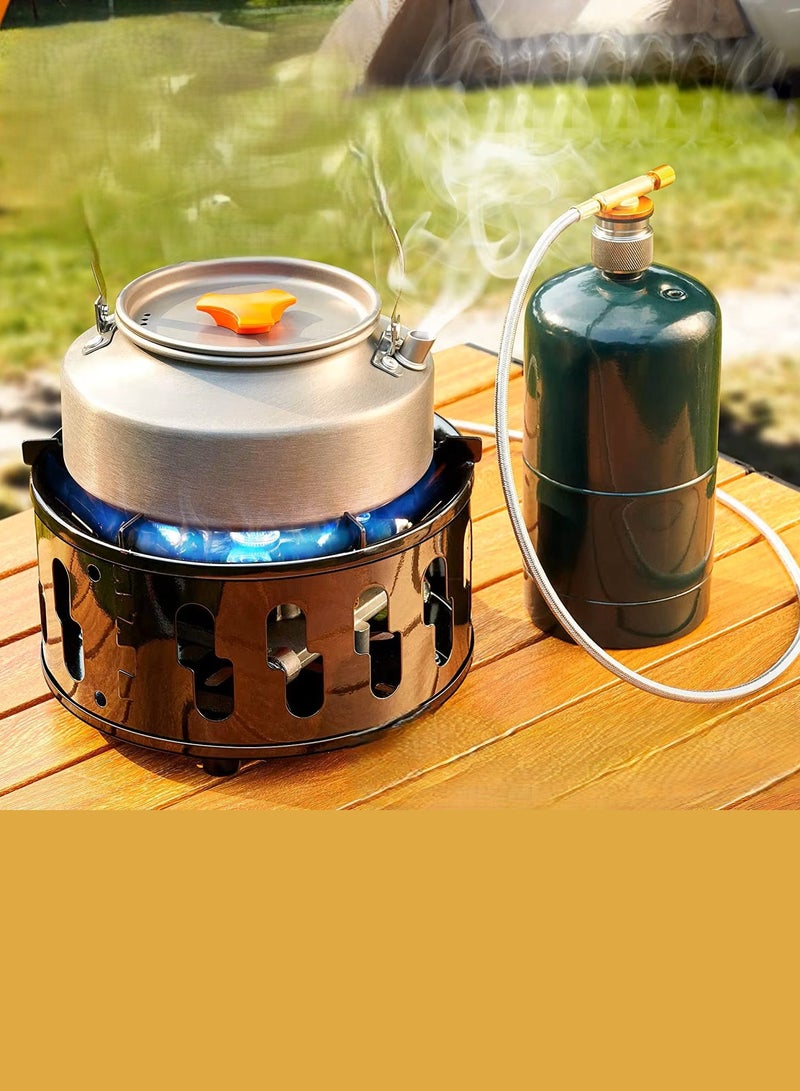Rani Portable Outdoor Gas Stove Burner Blue Flame Seven Hole Burner Stove - Image 4