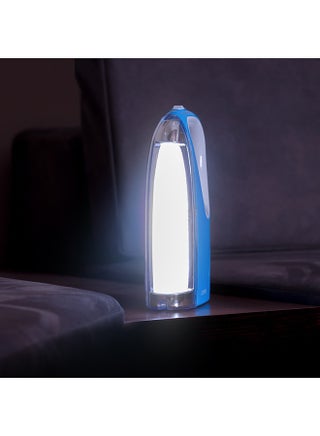 فانوس طوارئ قابل لإعادة الشحن - تصميم موفر للطاقة، عمر بطارية ممتد، 60 مصباح SMD LED و5 ساعات عمل| تصميم مدمج ومحمول وخفيف الوزن | مع بطارية الرصاص الحمضية، مثالية للداخلية - view 4