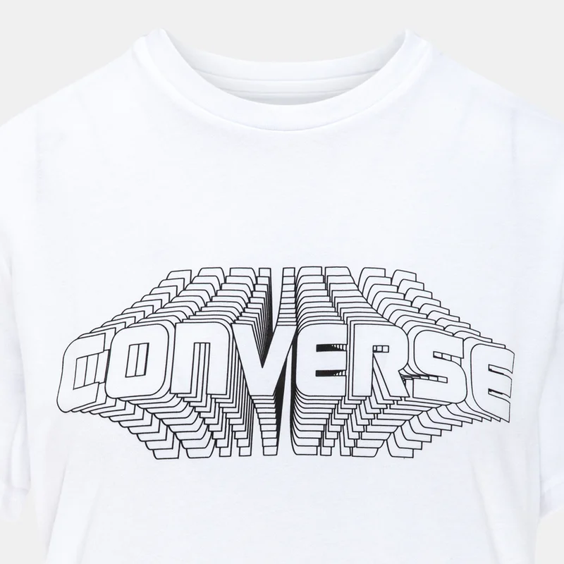 Converse White Women's Multiplied Converse T-Shirt for Women | Best Price UAE