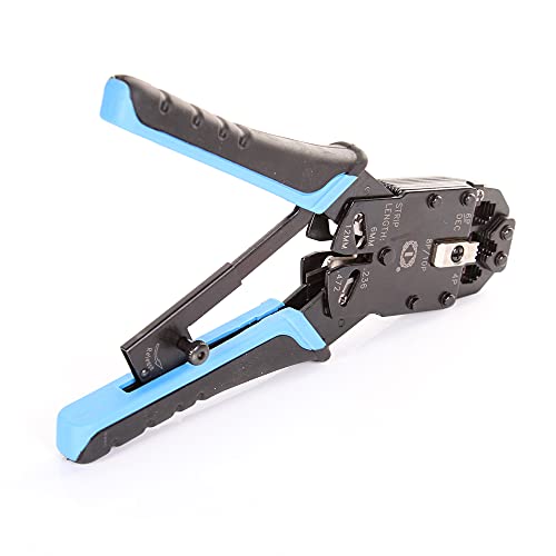FocusFoto RJ11/RJ12/RJ45/RJ50 10P 8P 6P 4C Network LAN Cable Crimper Modular Plug Crimping Pliers Tool - Image 1