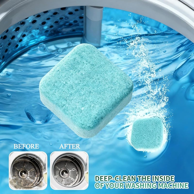 SOPAMI Washing Machine Cleaner Tablets 24-Pack (12 Month Supply) for HE/Top/Front Load Washers - Removes Stubborn Pet Hair, Odors, Mold & Residue, Septic Safe & Fragrance Free - Image 4