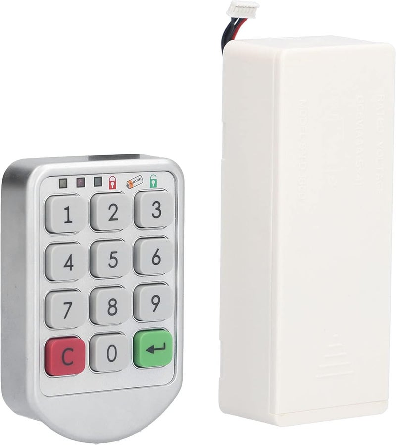 Key Electronic Code Lock, Smart Password Lock Automatic Rebound for Filing Cabinets for Sauna Cabinets for Desks - Image 2