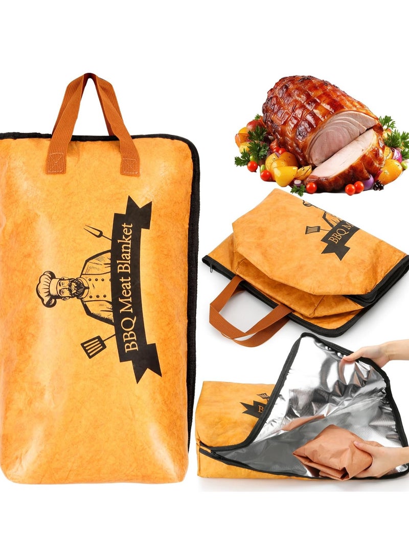 Smoked stove compatible barbecue blanket, reusable pellet smoked meat insulated rest bag, wide mouth for big beef brisket/beef, a gift for men's fathers  - Image 1
