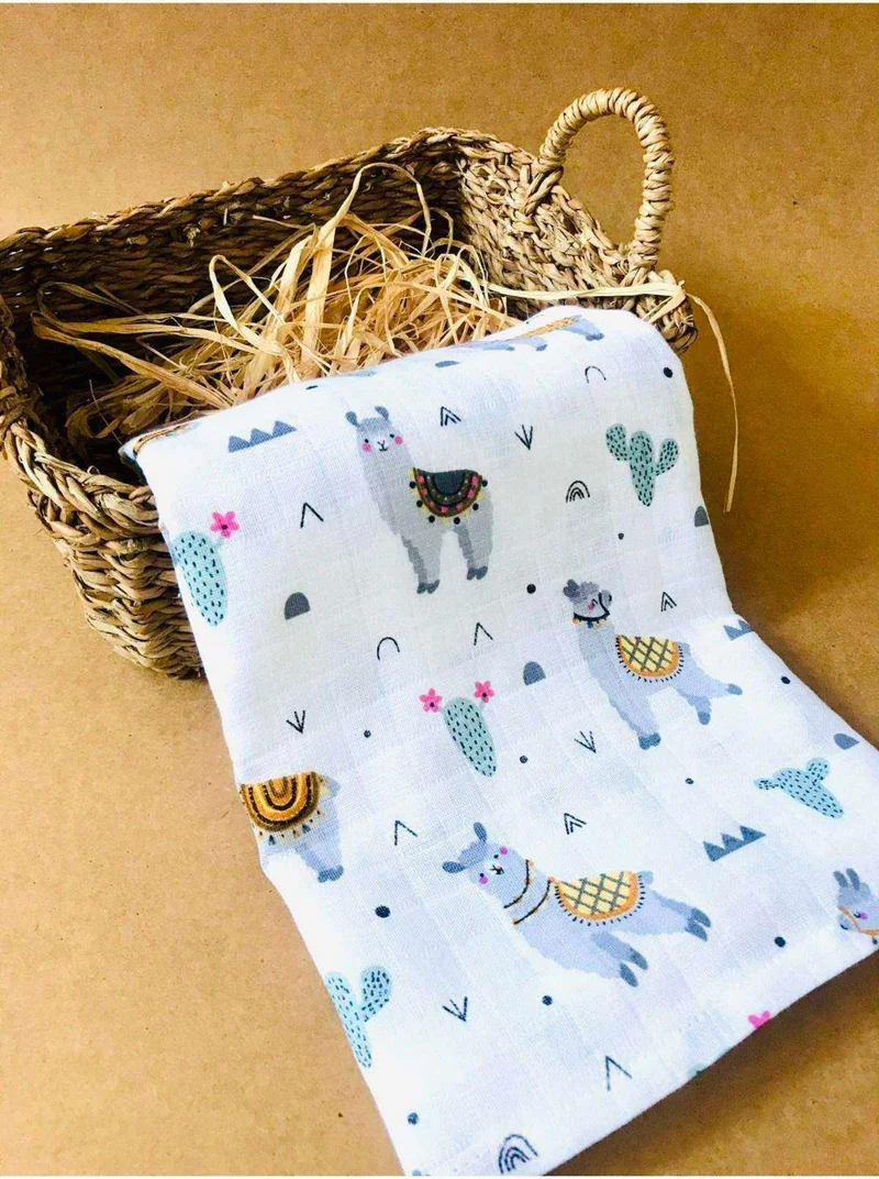 جونييروس 2 Pieces 4 Layers and 2 Layers Multi-Purpose Muslin Cloth Cover Blanket