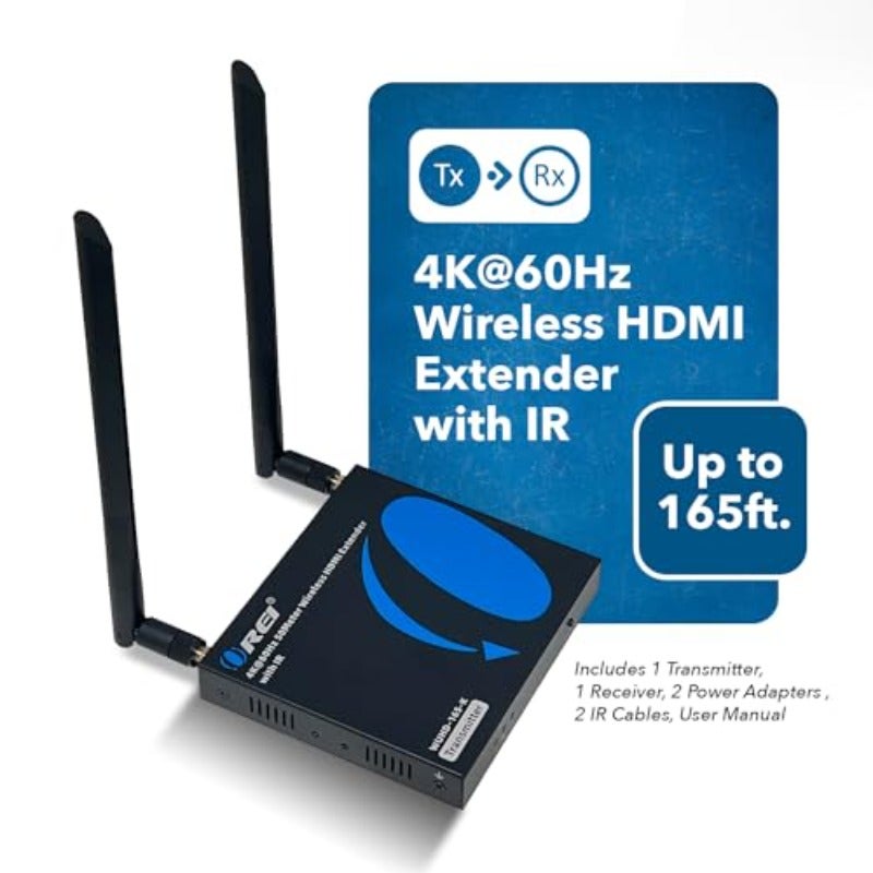 Wireless HDMI Extender Transmitter Receiver Dongle UtraHD 5.1-5.2 Ghz Up to 4K @ 60Hz - Upto 165 Feet - Perfect for Streaming from Laptop PC Cable Netflix YouTube PS4 to HDTV Projector - Image 5