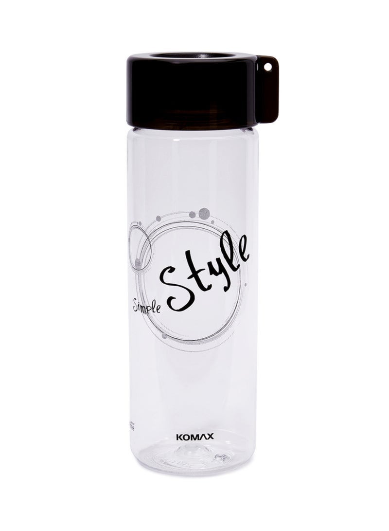 Komax Water Bottle Style 550ml Black - Image 1