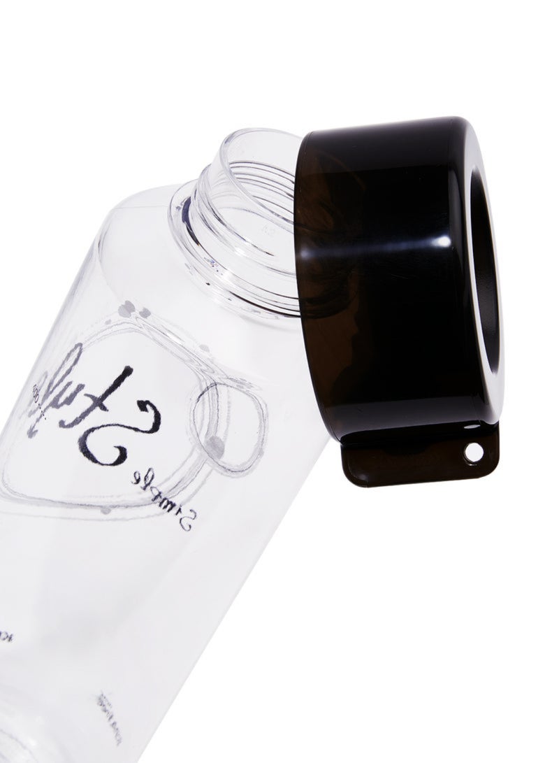 Komax Water Bottle Style 550ml Black - Image 2