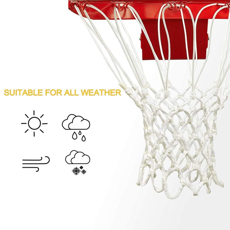 Klapp Basketball Ring with Net with Screw (12MM Thick 4 Screw and 7 Holes) (Size-6) - Image 4