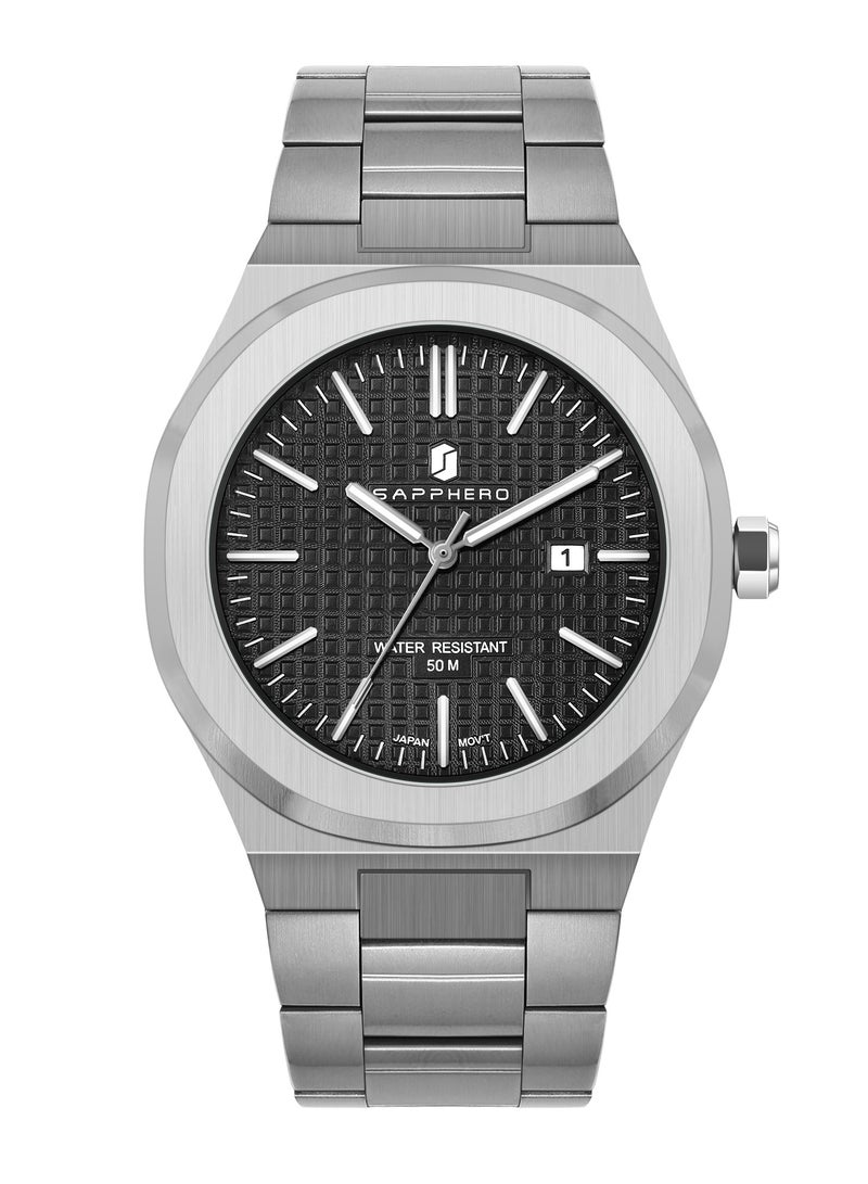 SAPPHERO Men's Wrist Watches 50M Waterproof Analog Movement with Date Elegant Mens Gift - Image 2