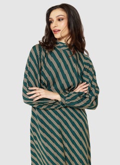 Closet London Balloon Sleeve Striped Dress  - Image 5