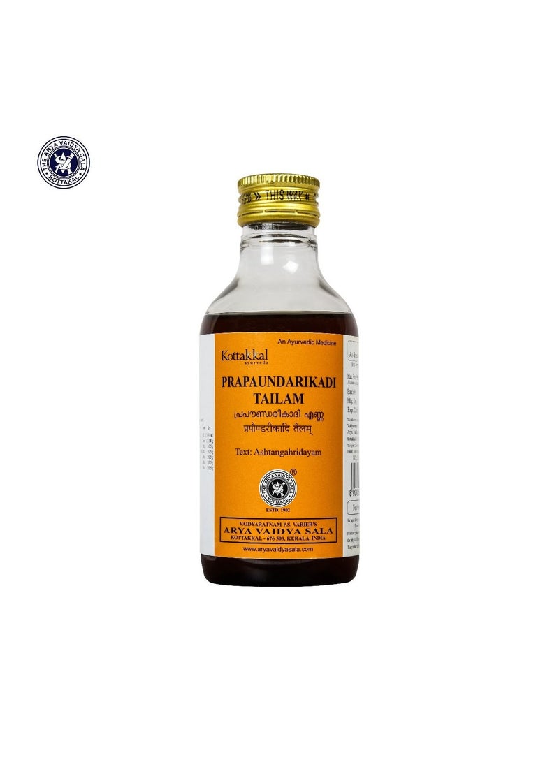 Kottakkal Ayurveda Prapaundarikadi Tailam 200ml - Image 1