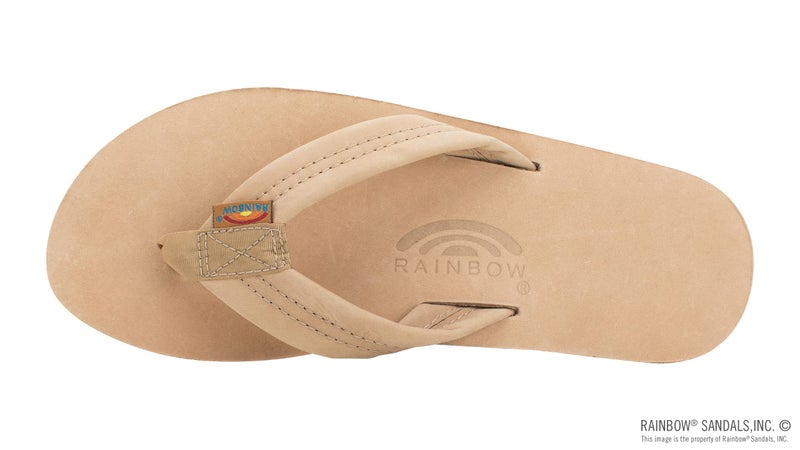Rainbow Sandals Mens Premier Leather Double Stack, Brown Size XXL - Image 3