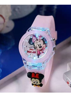 Disney Cartoon Children's Watch, Children's Watch Toy with Light Effect, Kids Electronic Cartoon Watch for Kids 