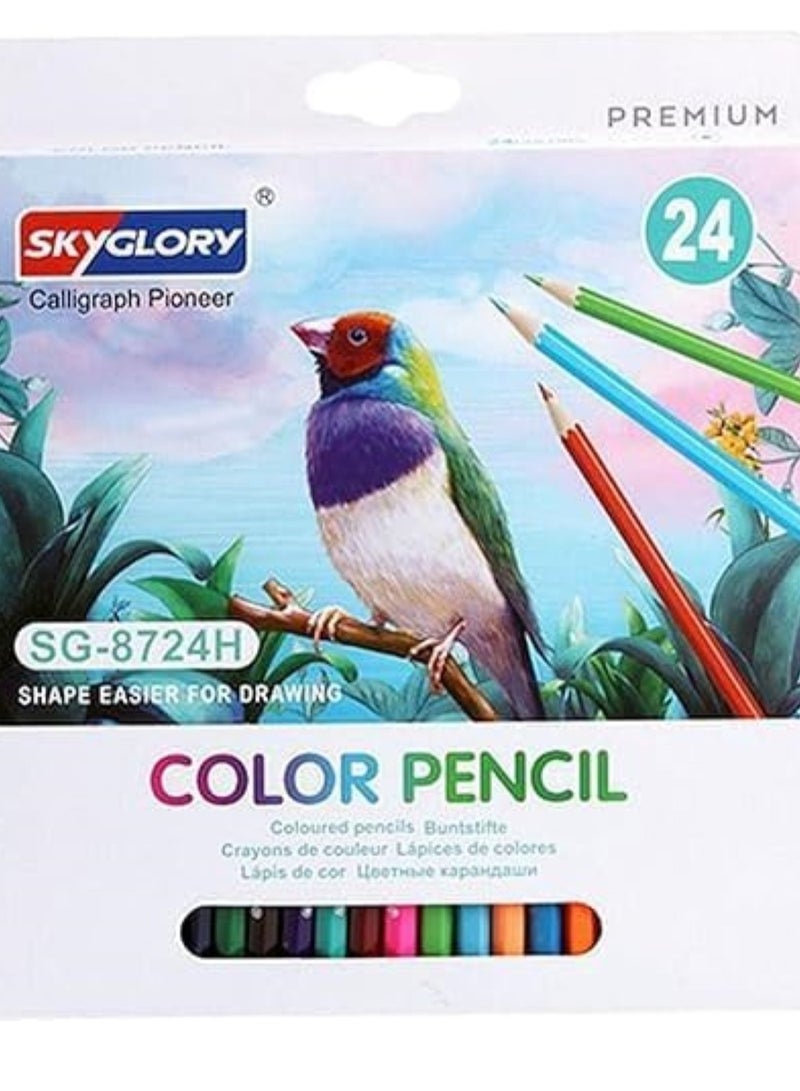 Sky Glory Skyglory- Brilliant Colors Pack Of 24 Pcs. - Image 1