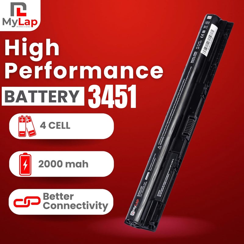 Mylab بطارية M5Y1K لجهاز ديل إنسبيرون 15 سلسلة 5000 3000 5566 5558 5559 5555 5758 3567 3551 3552 3558 14 3451 3452 3458 5458 17 5755 5758 5759 GXVJ3 WKRJ2 VN3N0 HD4J0 P51F P47F P63F P64G - Image 5