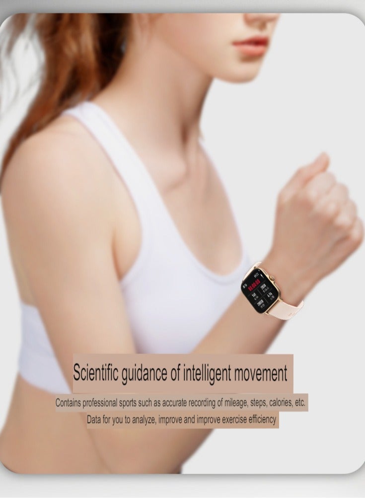 AROAQ Smart Watch, 1.7" Large HD Display Fitness Tracker Watch, Ip67 Waterproof Long Battery Life Smart Wrist Watch, Heart Rate Sleep Monitor Health Monitor Watch with 28 Sports Mode, (Black) - Image 3