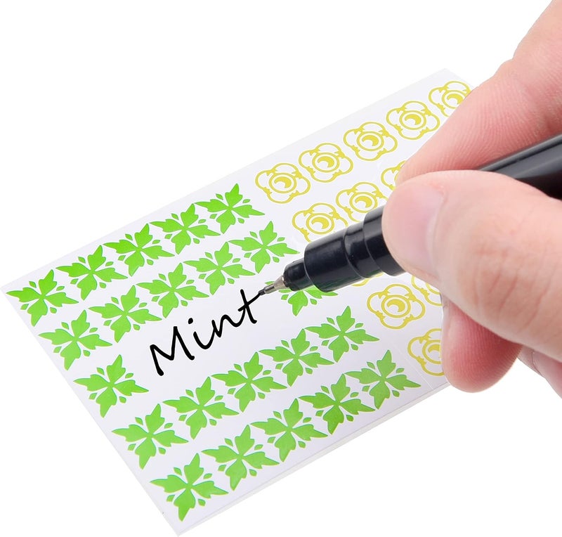 Kare Kind Labels for Lip Balm Tubes - Value Pack of 400 Stickers - 200 Writable & 200 Printed - Self Adhesive - Fineliner Pen Included - Image 4