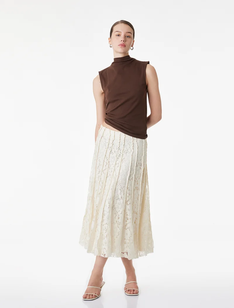 KOTON Midi Lace Skirt