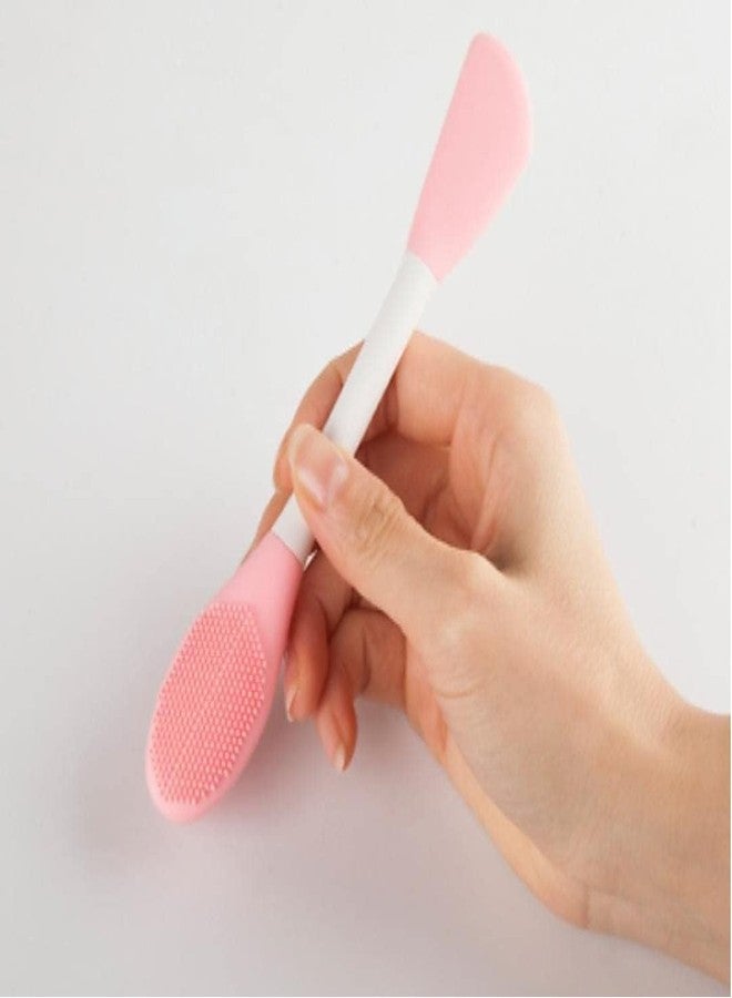 COLBEX Double-ended Mask Brush Silicone Face Applicator Double Sided Cleansing Facial Brush - Multicolor - Image 3