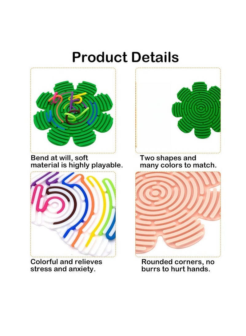 Sensory Activity Board Silicone Sensory Activity Board Children's Educational And Stress Relief Toy - Image 4