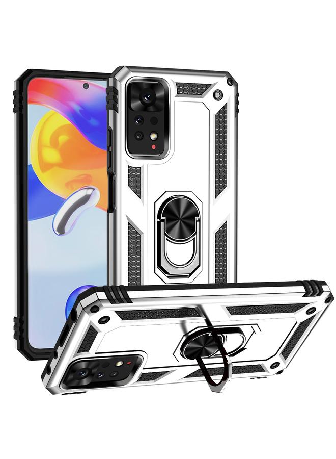The Bros Case For Xiaomi Redmi Note 11 Pro Shockproof TPU + PC Phone Case with Holder