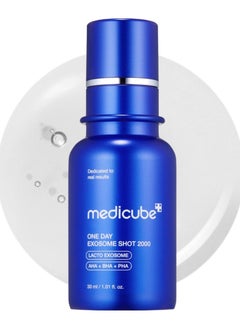 Medicube Zero Exosome Shot 2,000 PPM Spicule Facial Serum | Liquid Skin Booster Serum | Exosome, AHA+BHA+PHA | Pore Minimizer, Dead Skin Cells Improvement | Korean Skin Care 1.01 fl.oz  - Image 1