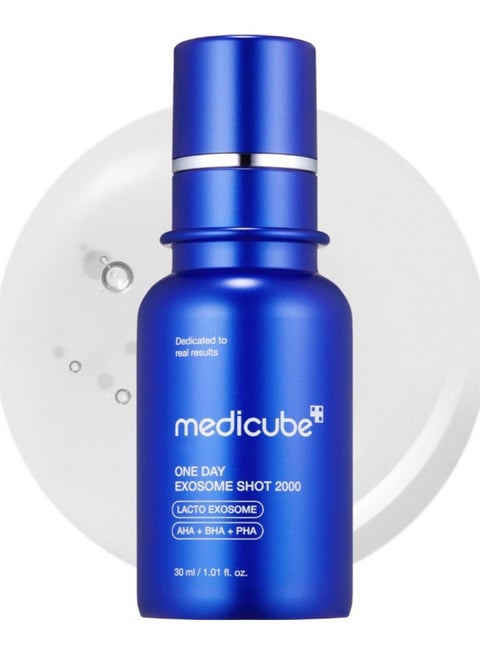 Zero Exosome Shot 2,000 PPM Spicule Facial Serum | Liquid Skin Booster Serum | Exosome, AHA+BHA+PHA | Pore Minimizer, Dead Skin Cells Improvement | Korean Skin Care 1.01 fl.oz