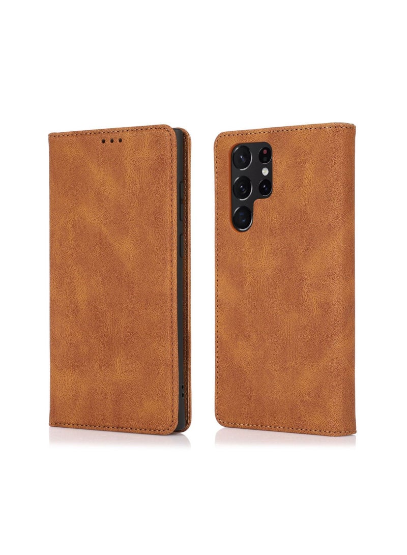 Loquat Flip Leather Samsung Phone Case