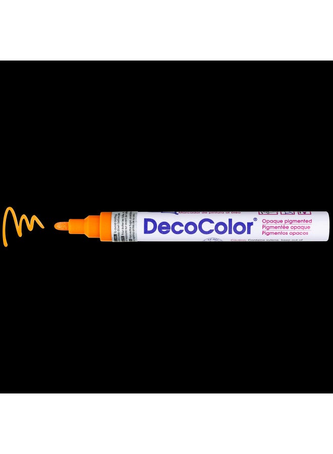 Uchida 300-C-7 Marvy Deco Color Broad Point Paint Marker, Orange - Image 3