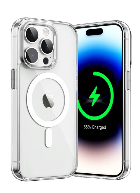 Magnetic Case for iPhone 14 Pro Max Case [Non-Yellowing MagSafe] Shockproof Protective Phone Cover Slim Thin Clear for Apple iPhone 14 Pro Max