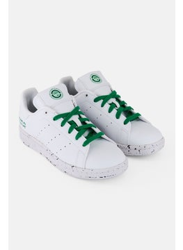adidas Originals Kids Boy Stan Smith Lace Up Outdoor Shoes, White  - Image 1