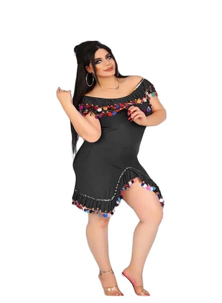 Stretchable Alexandrian belly dance galabiya - Image 1