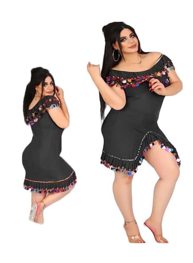 Stretchable Alexandrian belly dance galabiya - Image 2