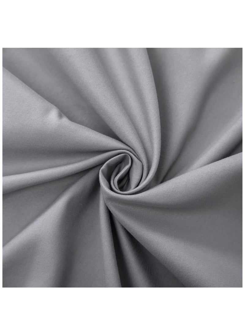 PanaX Panax Bedding Queen Bed Sheets Set - 4 Piece Bedding - Brushed Microfiber - Shrinkage and Fade Resistant - Easy Care (Light Grey, Queen)  - Image 5