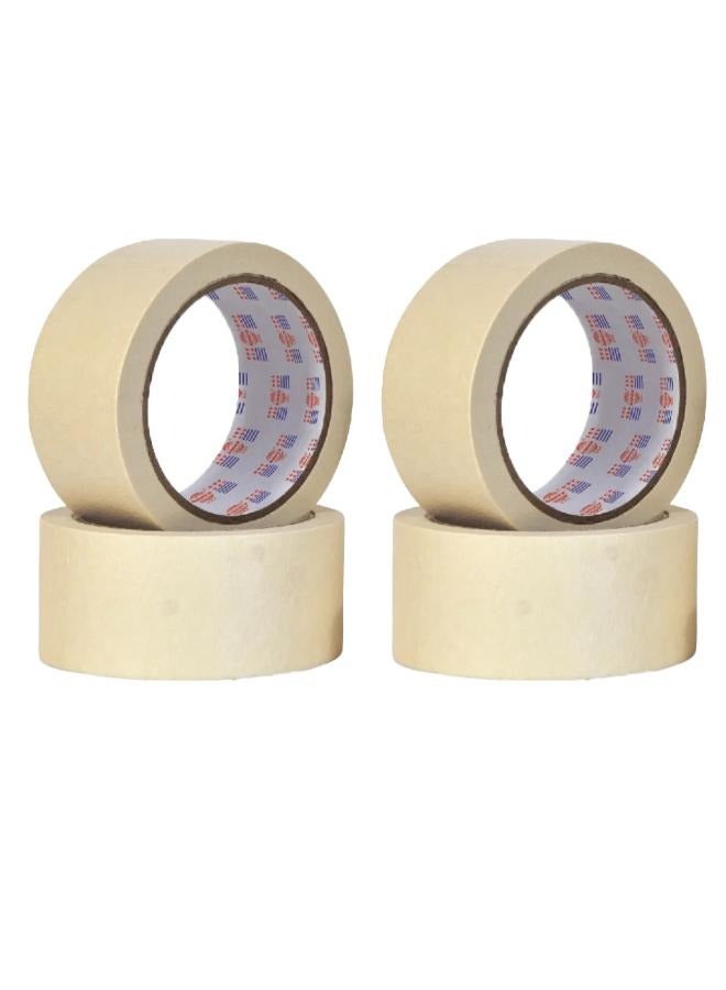 Asmaco Masking Tape Normal Grade - White - 24 Mm x 30 Yards - Set of 02
