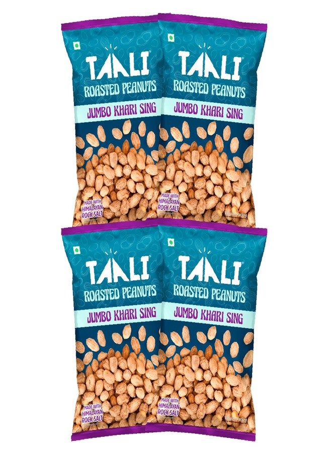 Taali Jumbo Khari Sing With Skin, 200g (Pack of 4) |Roasted Salted Peanuts with Himalayan Rock Salt, No Palm Oil, Not Fried - Image 2