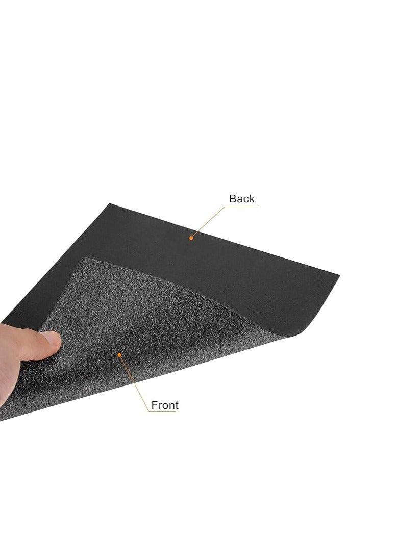 أوراق فوم EVA لامعة، عبوة 10 قطع سميكة من الفوم المتلألئ من جانب واحد، 8 × 12 بوصة فوم لامع غير لاصق لمشاريع الحرف اليدوية، مشاريع الفن، تزيين الحفلات (لامع أسود) - Image 3