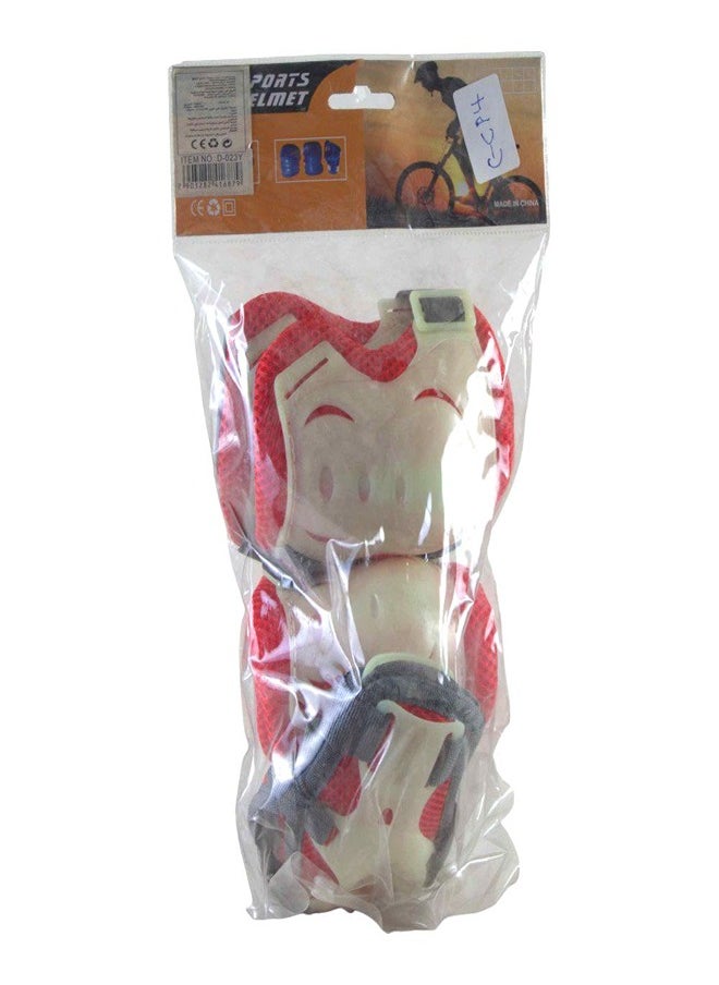 Generic Knee and Elbow Safety Sets Red - 023Y 