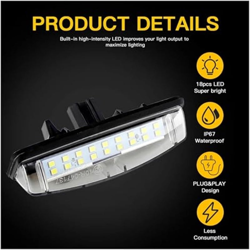 Wivplex CanBus License Plate Lights for Lexus - Image 2