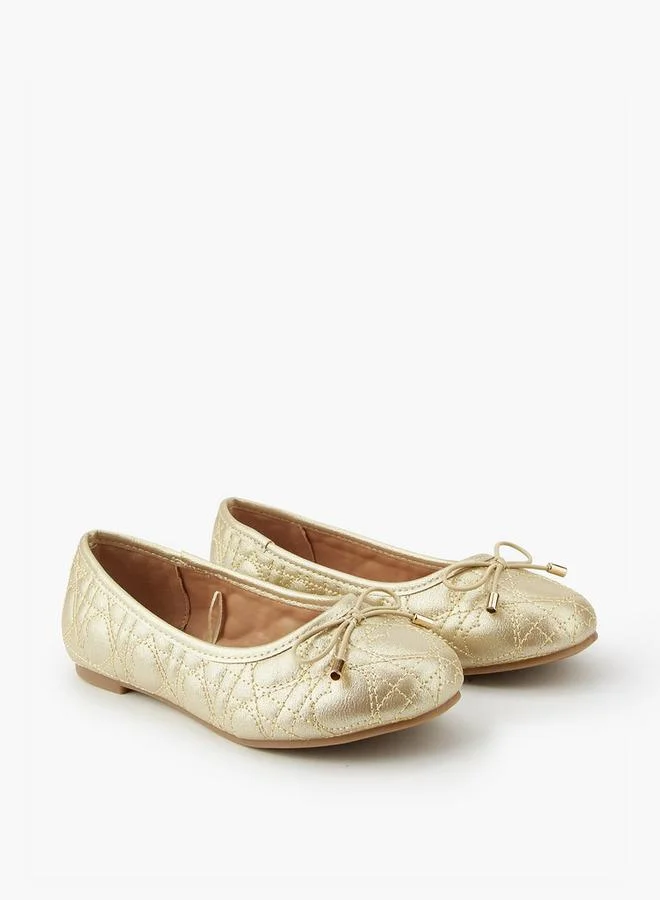 ليتل ميسي حذاء باليرينا مبطن للبنات