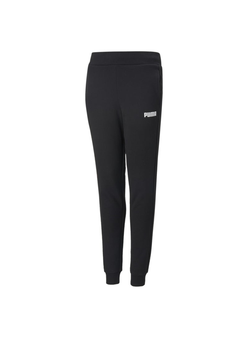 PUMA Essentials Boys Black Full-Length Sweatpants - Image 1